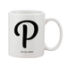 Swirly Initial Mug (Personalised Message Optional)