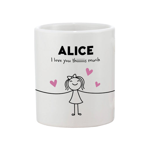 I love you this much mug