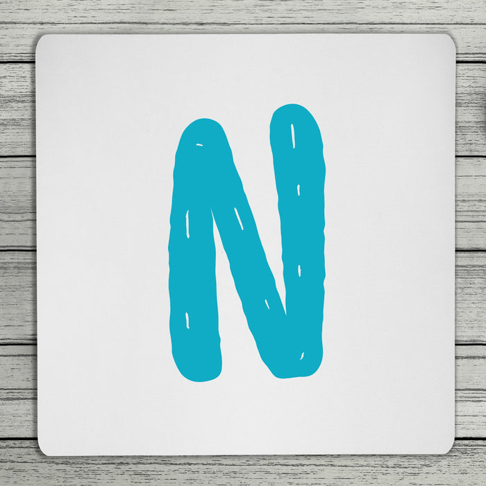 Bright & Bubbly Personalised Initial Coaster