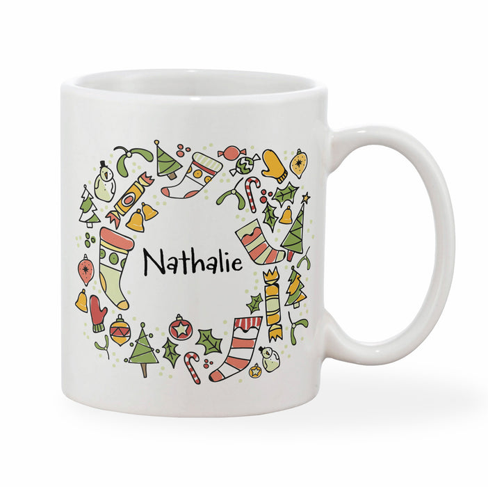 Cheery Christmas Personalised Mug