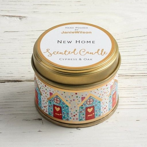 New Home Cypress & Oak Tinned Candle