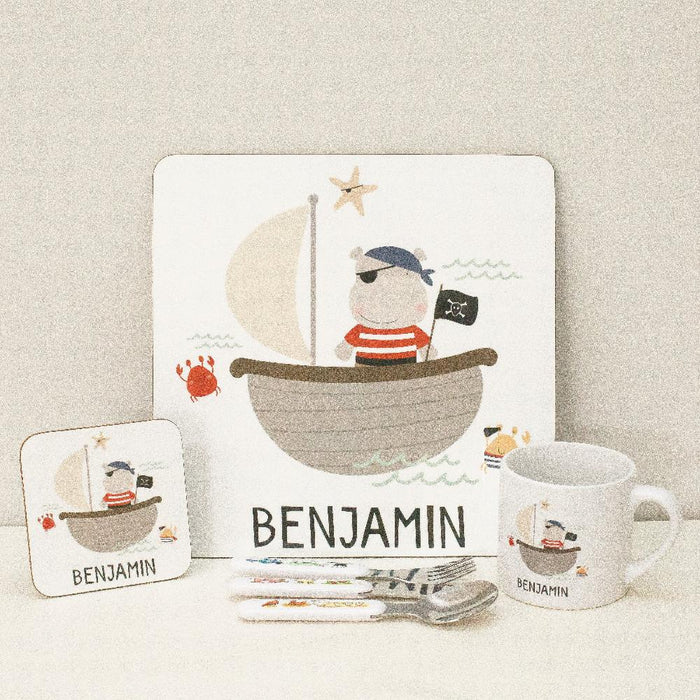 Personalised Children's Place Mat, Coaster & Mug - Various Designs