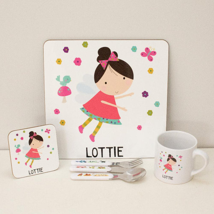 Personalised Children's Place Mat, Coaster & Mug - Various Designs