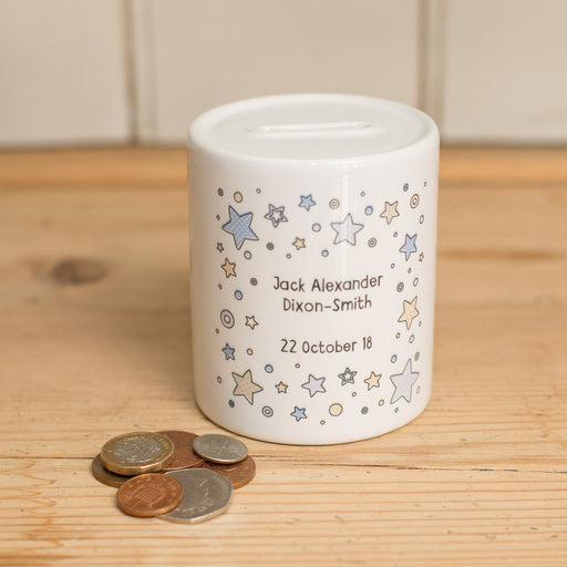Children's Personalised Star Money Box