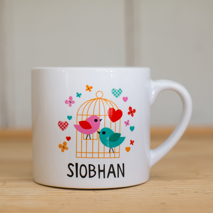 Children's Personalised Birdcage Mug
