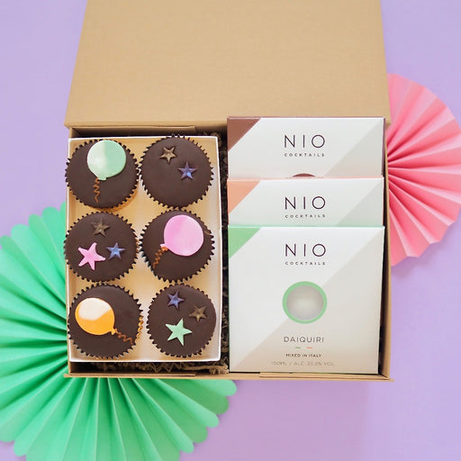 The Cupcakes And Cocktails Celebration Gift Box