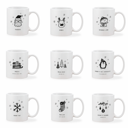Personalised Adult Xmas Mug