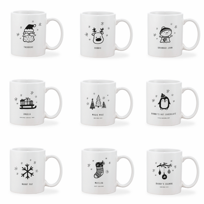 Personalised Adult Xmas Mug