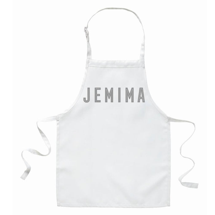 Children's Personalised Inline Apron