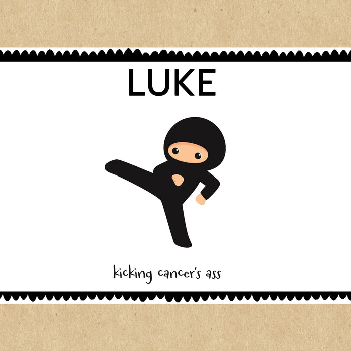 Kicking Cancer's Ass Personalised Gift Box