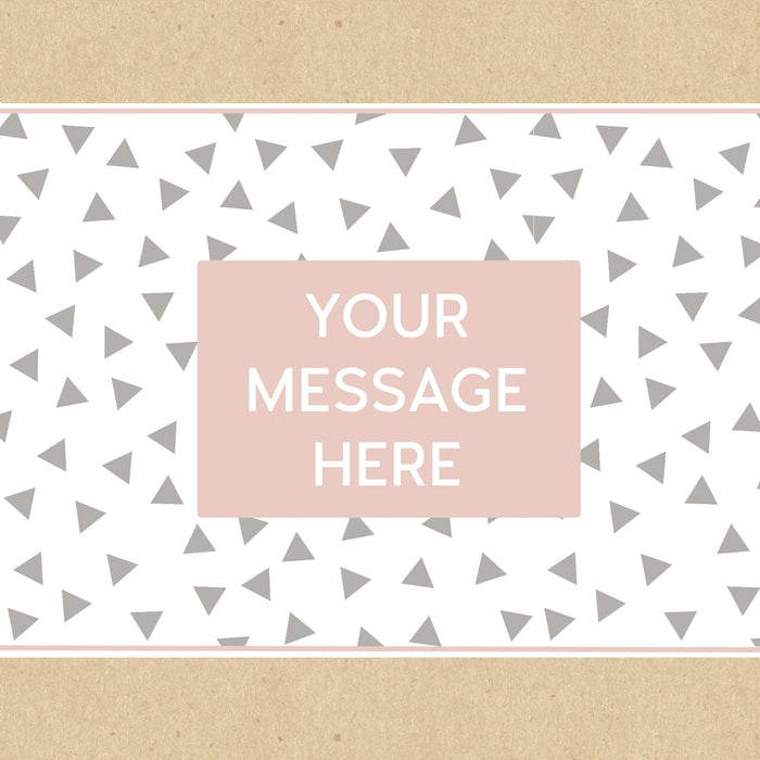 Pink And Grey Personalised Gift Box