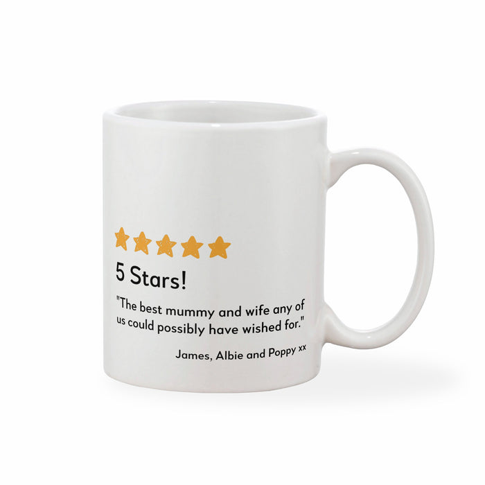 Rating Review Personalised Mug