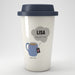 Personalised Positivitea Eco Travel Mug