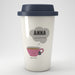 Personalised Positivitea Eco Travel Mug