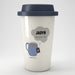 Personalised Positivitea Eco Travel Mug
