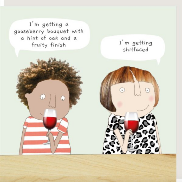 Rosie Made A Thing Wine Tasting Card