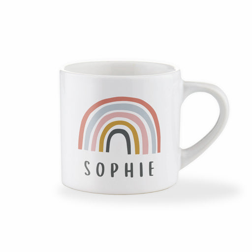 personalised children's rainbow mug