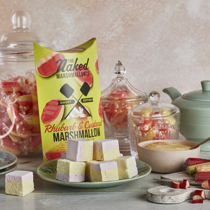 Rhubarb and Custard Gourmet Marshmallows