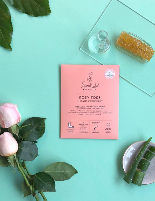 Seoulista Rosy Toes Instant Pedicure