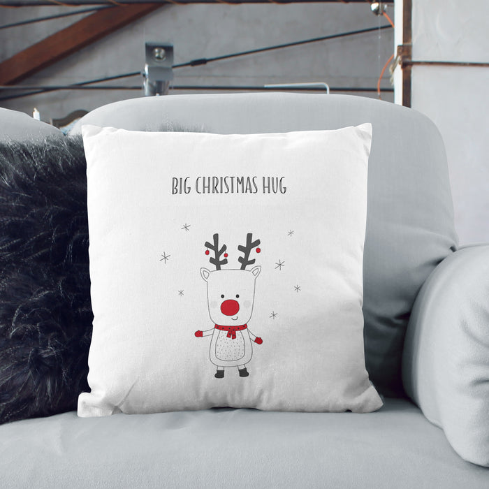 Personalised Rudolph Reindeer Cushion