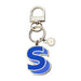 Letterpop Enamel Keyring S Blue