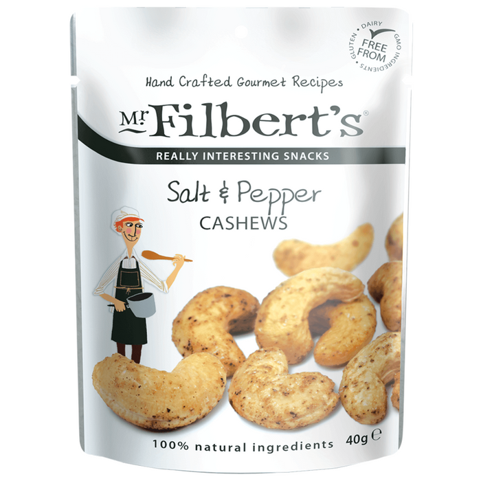 Salt & Pepper Cashews and Chilli & Lime Peanuts