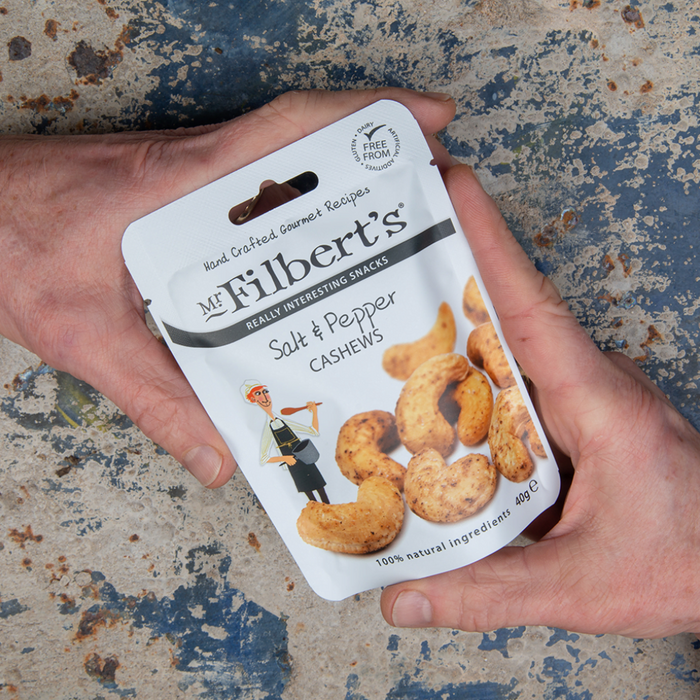 Salt & Pepper Cashews and Chilli & Lime Peanuts