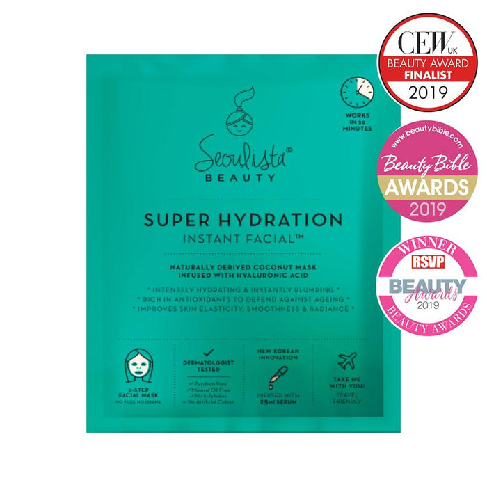 Seoulista Instant Facial Masks - Various Treatments Super Hydration