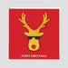 Reindeer Reversible Sequin Christmas Card