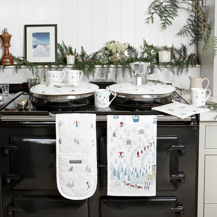 Sophie Allport Skiing Tea Towels