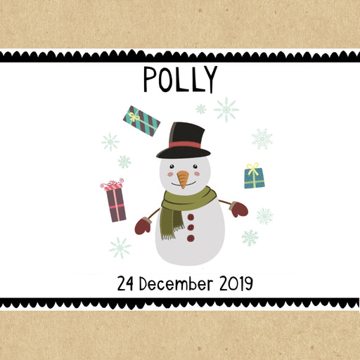 Snowman Personalised Christmas Gift Box