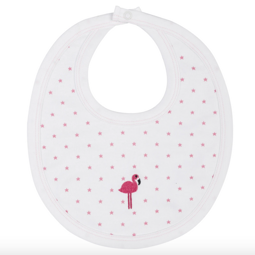 Sophie Allport Flamingos Baby Bib