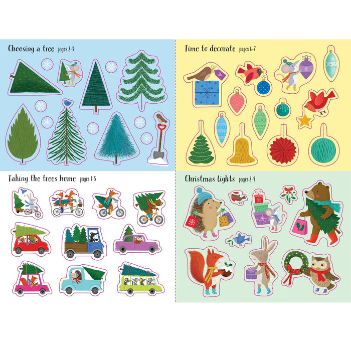 Sparkly Christmas Trees Sticker Book
