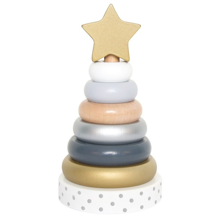 Stacking Toy Wooden metallic