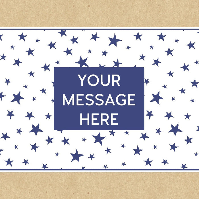 Blue Stars Personalised Gift Box