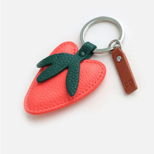 Caroline Gardner Strawberry Heart Keyring