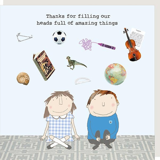 Amazing Things Teacher Card