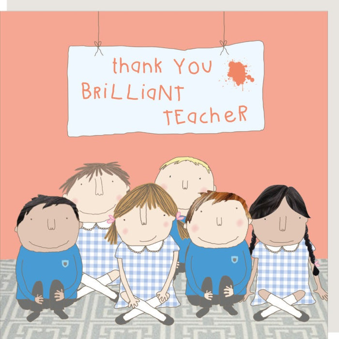 Brilliant Teacher Card