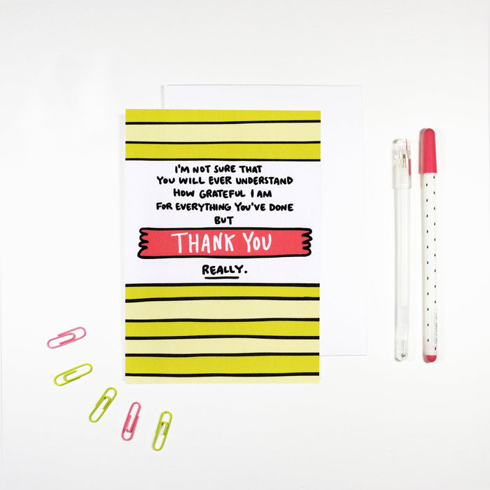 Thank you REALLY card