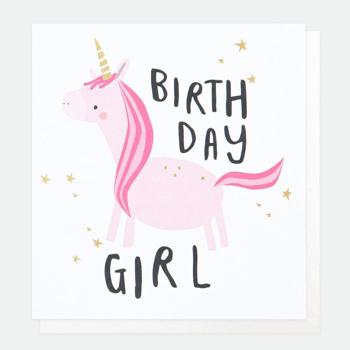 Unicorn Birthday Card