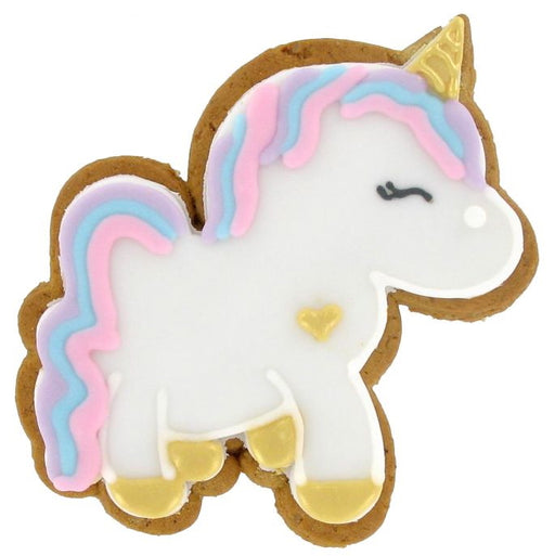Unicorn Iced Gingerbread Biscuit