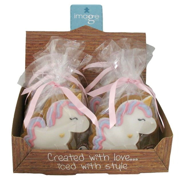 Unicorn Iced Gingerbread Biscuit
