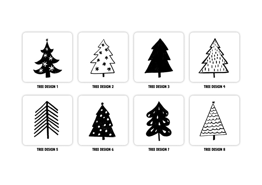 Mix And Match Personalised Christmas Coasters - Various Designs
