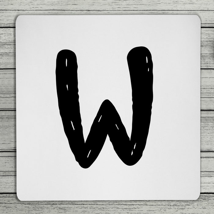 Bright & Bubbly Personalised Initial Coaster