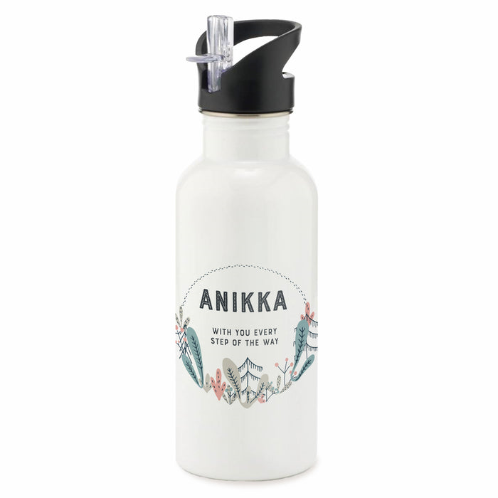 Pretty Personalised Water Bottle