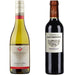 The Wine And Nibbles Gift Box Red and White Wine