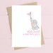 'Woo Hoo Baby Girl!' New Baby Card