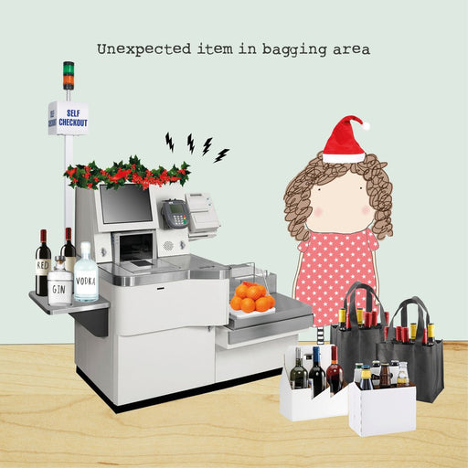 Bagging Area Christmas Card