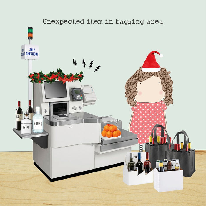 Bagging Area Christmas Card