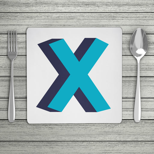 Bright 3D Personalised Initial Placemat